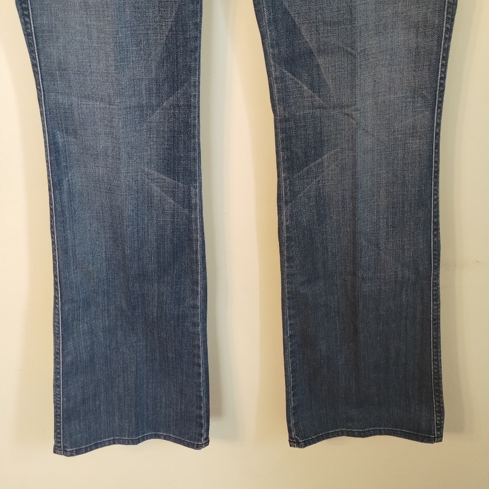 NWT 7 For All Mankind A Pocket Flare Jeans Cotton Blend Women's Size 32 - Picture 8 of 15